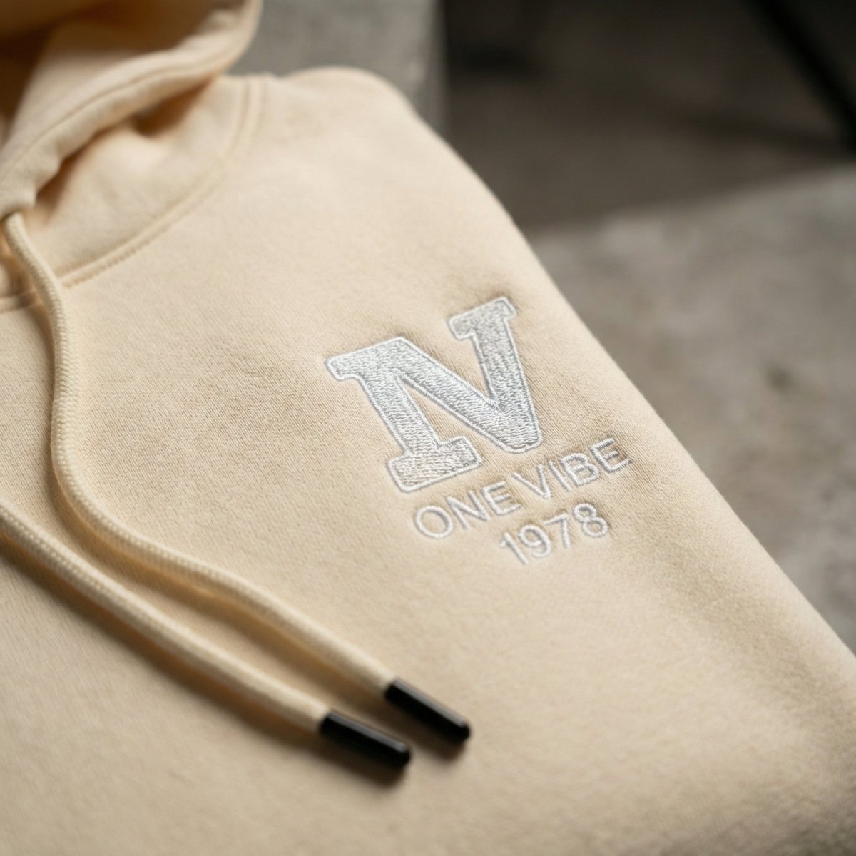 ONE VIBE HOODIE - BUTTERCREAM - ONE VIBE OFFICIAL
