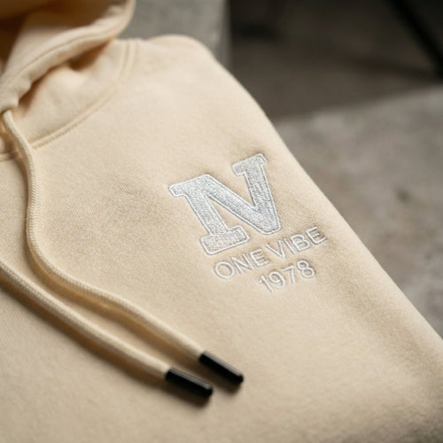 ONE VIBE HOODIE - BUTTERCREAM - ONE VIBE OFFICIAL