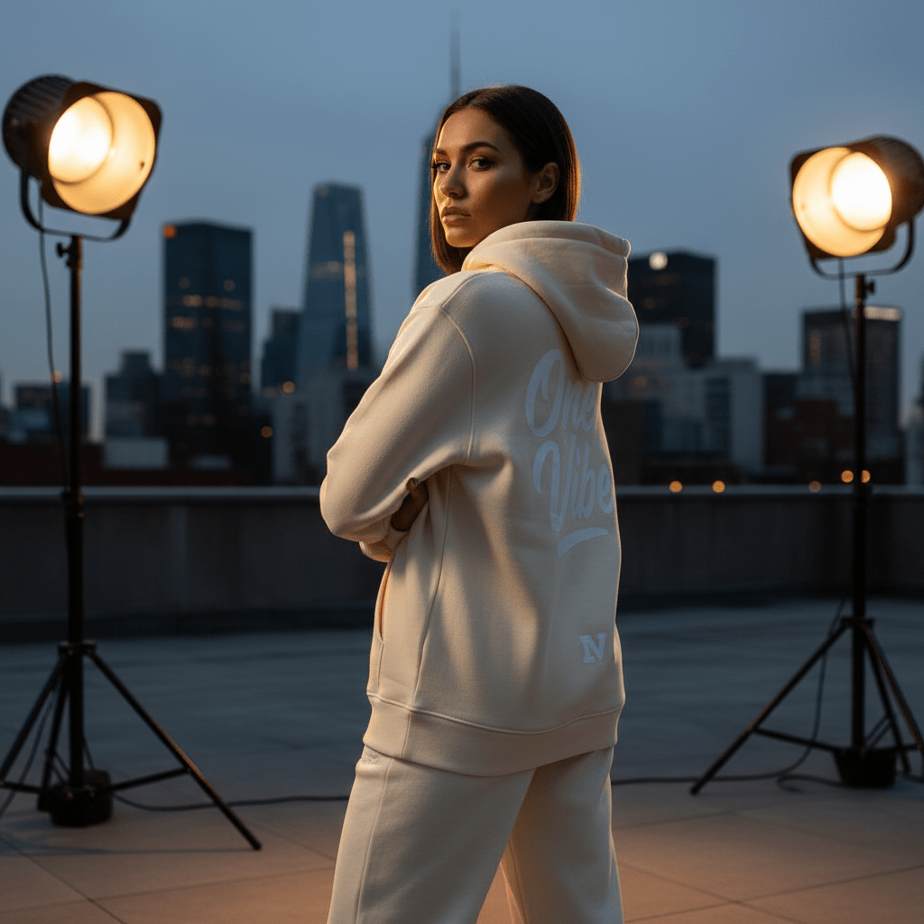 ONE VIBE HOODIE - BUTTERCREAM - ONE VIBE OFFICIAL