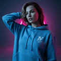 ONE VIBE Oversized Hoodie Baby Blauw - One vibe Official