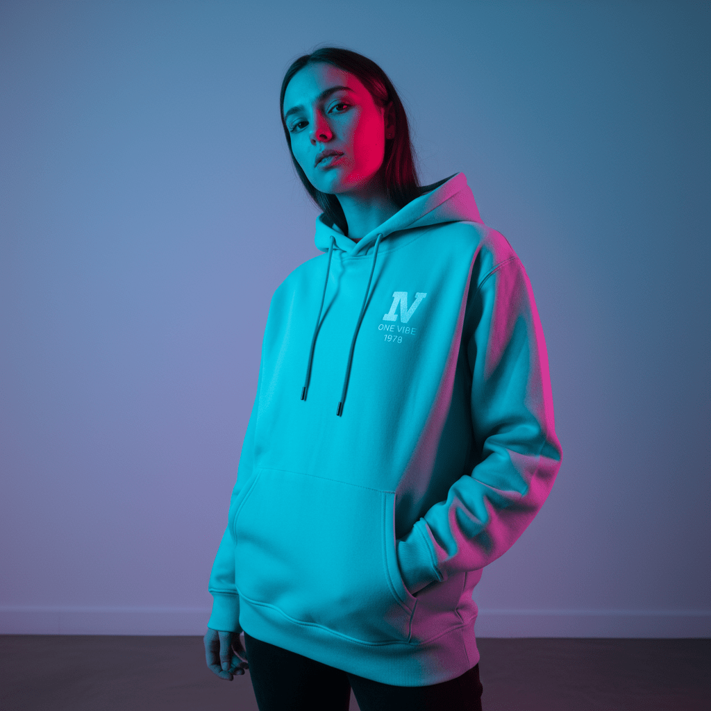 ONE VIBE Oversized Hoodie Mint Groen - One vibe Official